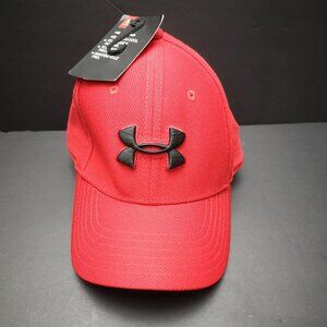 NWT Under Armour Youth's Size XS/Small Red UA Classic Fit Baseball Hat